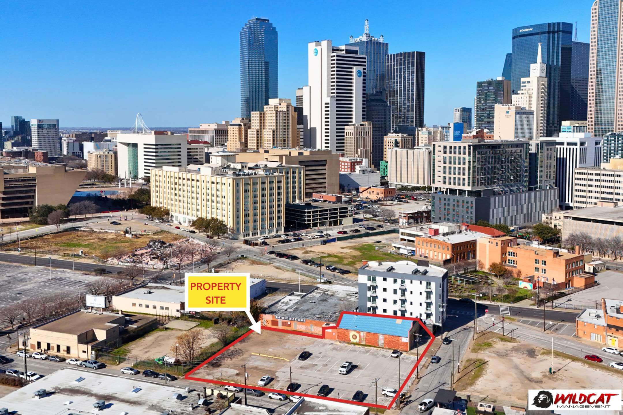 Downtown Dallas Development Site Tanya Ragan Wildcat Management Texas